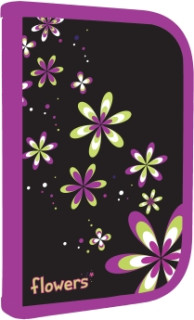 Jednopatrový penál plný Kytky 2015