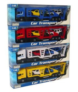 1:48 Kamión přepravní s 2 autíčky 