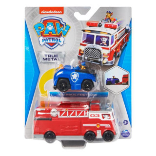 Hasičský vůz die-cast s autíčkem Paw Patrol