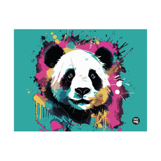 Ubrus do výtvarné výchovy 65x50 cm Panda