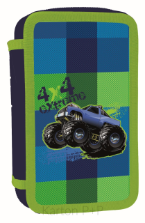 Penál třípatrový prázdný Truck