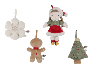 Vánoční ozdoby plyšové Rosa Little Dutch