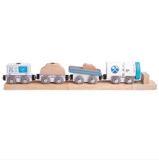 Dřevěný důlní vlak Bigjigs Rail 