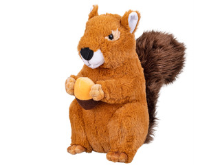 Veverka obecná plyšová 33 cm sedící 0 m+