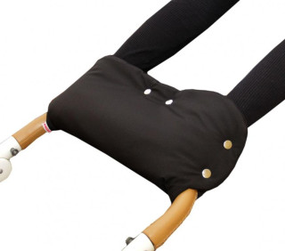 Rukávník ke kočárku Soft Emitex ČERNÝ