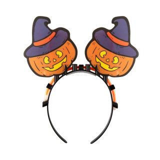 Svítící čelenka Dýně