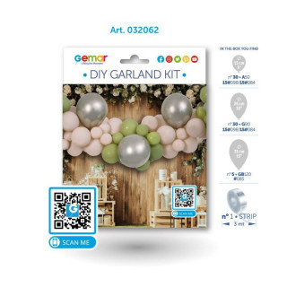 Balónková girlanda Olivová