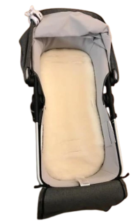 Oboustranná vložka do kočárku merino vlna a bio-bavlna