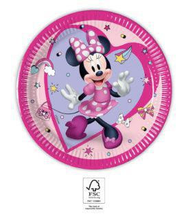 Papírové talíře EKO - Minnie Mouse (Junior Disney) 20 cm/8 ks