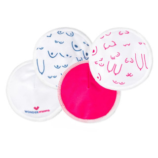 Pratelné bambusové vložky do podprsenky 8 ks Wondermom