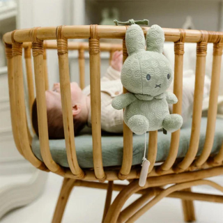 Hudební králíček Miffy Green Flower Little Dutch