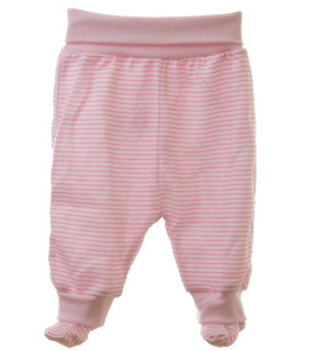 Polodupačky bavlněné MKcool proužek růžový