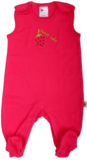 Dupačky G-mini Sweet Cake červená 100% bavlna vel. 68