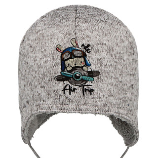 Vázací čepice podšívka wellsoft Letadlo šedá RDX