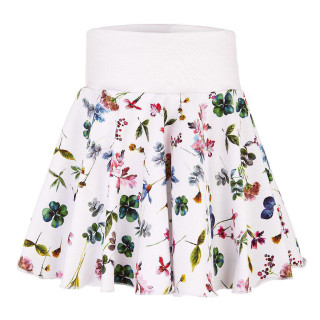 Sukně kolová Bílá louka