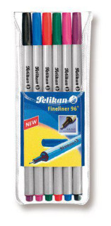 Fineliner 96, 6 barev Pelikan 
