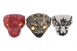 Maska dinosaurus pěnová 20x19 cm mix druhů