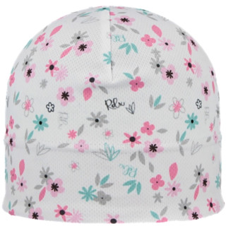 Funkční čepice Mikropolyester Květiny Bílá RDX