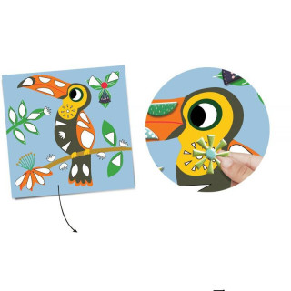 Tvoření s nálepkami Ptáčci Créa Lign