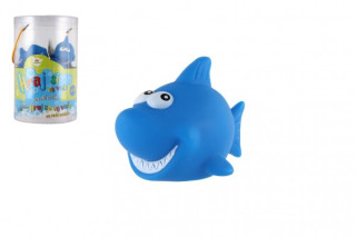 Žralok svítící ve vodě plast 6 cm na baterie 