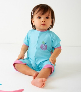 Plážová UV kombinéza pro děti jablíčko