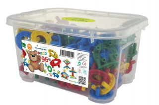 Stavebnice Disco 96ks v plastovém boxu