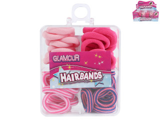 Gumičky do vlasů 12 ks Glamour 
