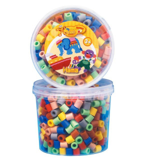 Zažehlovací korálky mix - 600 ks - MAXI - základní barvy Hama