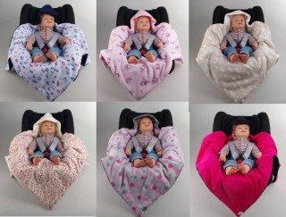 Letní zavinovačka fleece + bavlna 