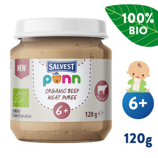 Salvest Ponn BIO Hovězí pyré (120 g)