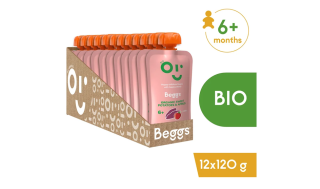 BIO Batáty a jablka (120 g) 12 ks Beggs