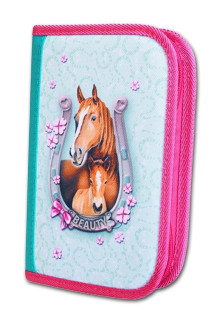 Školní pouzdro 2-klopy prázdné Beauty Emipo