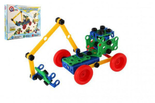 Stavebnice šroubovací 139 dílků 6 modelů 