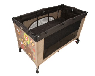 Lůžko (polohování) vkládací do postýlky Nyja tmavě hnědá G-mini