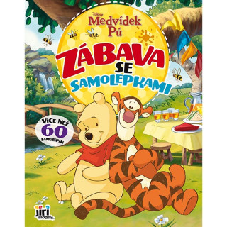 Zábava se samolepkami Medvídek Pú