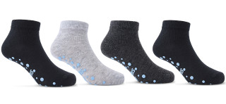 Kojenecké ponožky s protiskluzem chlapecké vel. 15–17 cm