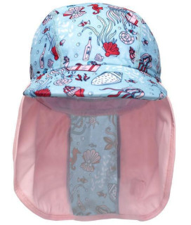 Čepice pirát s UV filtrem 50+ Moře růžová