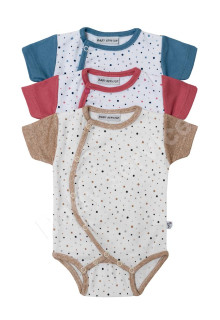 Bavlněné body krátký rukáv Puntíky Baby Service
