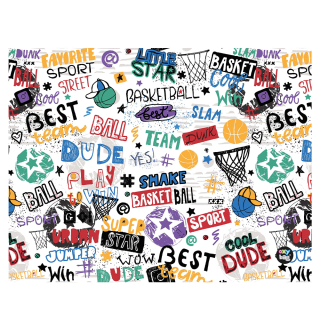 Ubrus do výtvarné výchovy 65x50 cm Sport