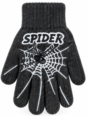 Zimní pletené rukavice Spider 5-7 let Rak