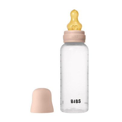 Antikoliková láhev s kaučukovým dudlíkem 270 ml Bibs