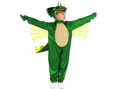 Kostým na karneval - dinosaurus Vel. 80 - 92 cm