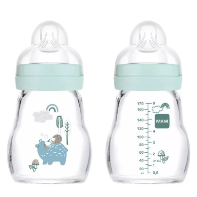 Dětská skleněná láhev 170 ml Feel Good MAM 0+