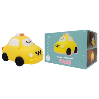LED silikonová noční lampička stmívatelná, dotyková - taxi Mary's 