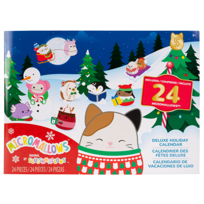 Micromallows Adventní kalendář - 24 ks Squishmallows 