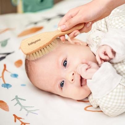 Kartáč s přírodními štetinkami BabyOno