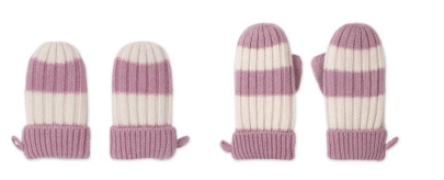 Rukavice Stripe Merino Mauve Lodger