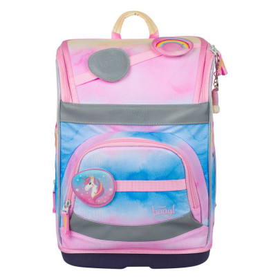 Školní aktovka Zippy plus Rainbow Unicorn Baagl