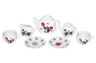 Nádobí - čajový set Krtek porcelánový 9 ks