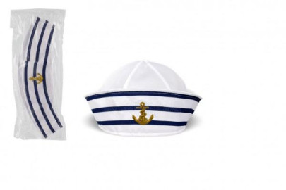 Látková námořnická čepice průměr 27 cm
